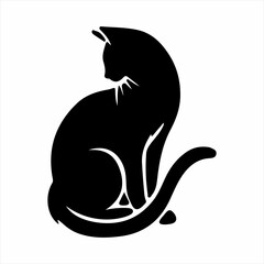 Stylish Cat Silhouette