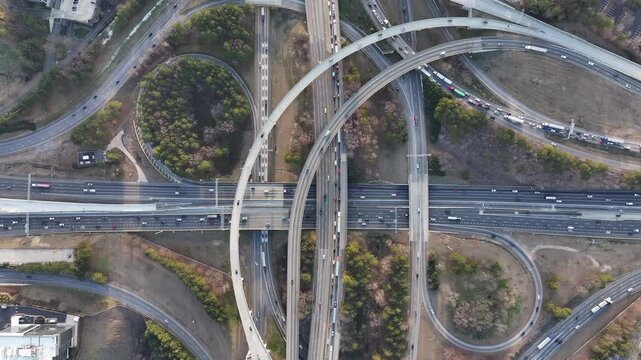 Interchange Interstate From Above