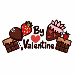 chocolate and strawberry