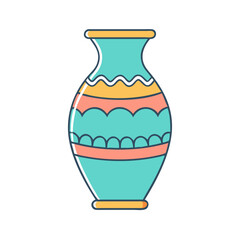 decorative vase icon, decorative vase vector illustration-simple illustration of decorative vase, perfect for decorative vase logos and icons