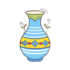 decorative vase icon, decorative vase vector illustration-simple illustration of decorative vase, perfect for decorative vase logos and icons