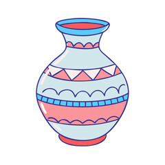 decorative vase icon, decorative vase vector illustration-simple illustration of decorative vase, perfect for decorative vase logos and icons