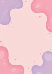 Romantic Pink and Purple Abstract Background with Hearts Perfect for Valentine s Day or Love Themed
