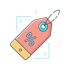 discount tag icon, discount tag vector illustration-simple illustration of discount tag, perfect for discount tag logos and icons