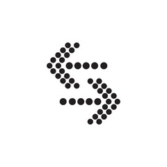 Arrow icon design.  Arrow vector icon illustration. Black arrow icon isolated on a white background.