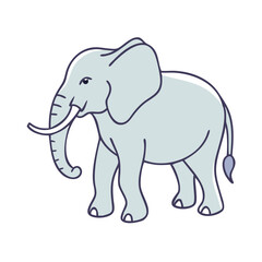 elephant icon, elephant vector illustration-simple illustration of elephant, perfect for elephant logos and icons