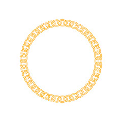 golden necklace chain