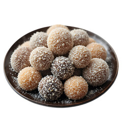 Chocolate Coconut Laddu or Laddoo is a twist to a traditional Nariyal Ladoo by mixing cocoa powder