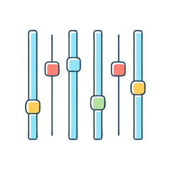 equalizer icon, equalizer vector illustration-simple illustration of equalizer, perfect for equalizer logos and icons