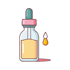 essential oil bottle icon, essential oil bottle vector illustration-simple illustration of essential oil bottle, perfect for essential oil bottle logos and icons