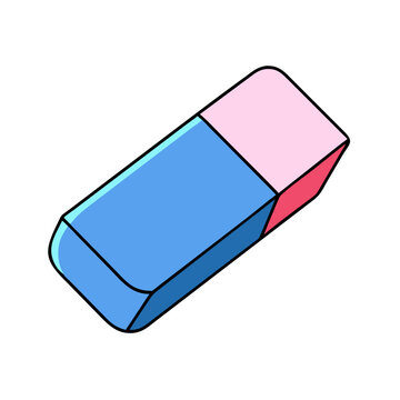 eraser icon, eraser vector illustration-simple illustration of eraser, perfect for eraser logos and icons