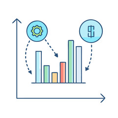 exchange graph icon, exchange graph vector illustration-simple illustration of exchange graph, perfect for exchange graph logos and icons