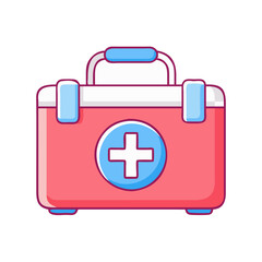 first aid kit icon, first aid kit vector illustration-simple illustration of first aid kit, perfect for first aid kit logos and icons
