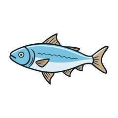 fish icon, fish vector illustration-simple illustration of fish, perfect for fish logos and icons