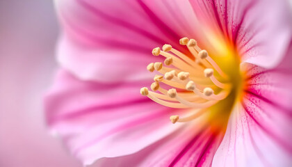 Close-up of a Delicate Pink Flower