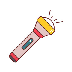 flashlight icon, flashlight vector illustration-simple illustration of flashlight, perfect for flashlight logos and icons