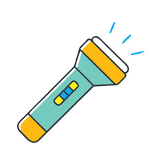 flashlight icon, flashlight vector illustration-simple illustration of flashlight, perfect for flashlight logos and icons