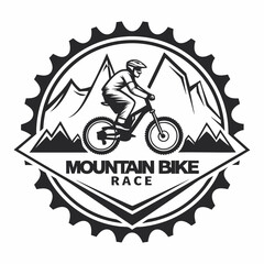 logo for mountain bike racing competition