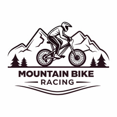 logo for mountain bike racing competition