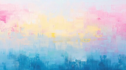 Obraz premium Serene pastel gradient abstract artwork