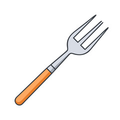 fork icon, fork vector illustration-simple illustration of fork, perfect for fork logos and icons