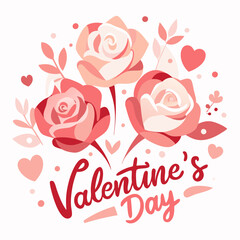 Happy Valentine's Day Vector Illustration