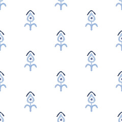 Fototapeta premium ikat ethnic tribal seamless pattern. design for background, notebook cover, carpet, cloth, batik, textile, paper print, sarong, card, floor, curtain, fabric print, ceramic