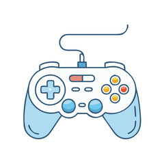 game controller icon, game controller vector illustration-simple illustration of game controller, perfect for game controller logos and icons