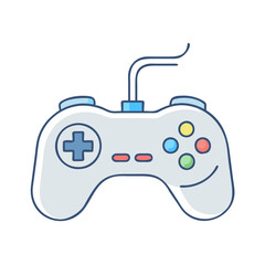 game controller icon, game controller vector illustration-simple illustration of game controller, perfect for game controller logos and icons