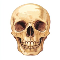 Obraz premium Bone Skull Facial expression Tooth Skeleton Anthropology Clip art