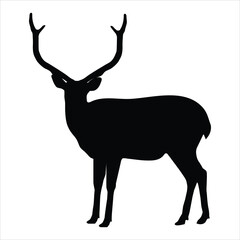 deer silhouette vector