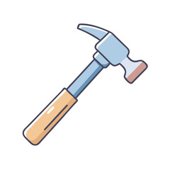 hammer icon, hammer vector illustration-simple illustration of hammer, perfect for hammer logos and icons