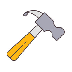 hammer icon, hammer vector illustration-simple illustration of hammer, perfect for hammer logos and icons