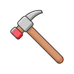 hammer icon, hammer vector illustration-simple illustration of hammer, perfect for hammer logos and icons