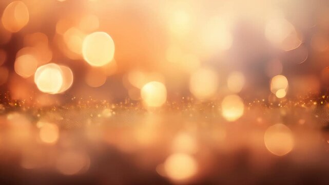 Blurred gold background with bokeh lights and a blury background