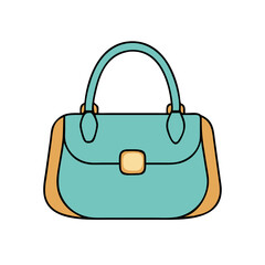 handbag icon, handbag vector illustration-simple illustration of handbag, perfect for handbag logos and icons