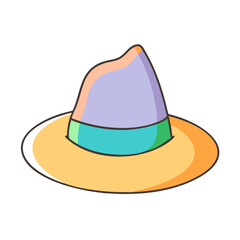 hat icon, hat vector illustration-simple illustration of hat, perfect for hat logos and icons