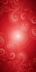 Gradient Red Abstract Background with Swirling Patterns 