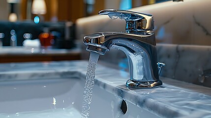 Concept of Water Saving at Home