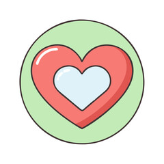 heart icon, heart vector illustration-simple illustration of heart, perfect for heart logos and icons