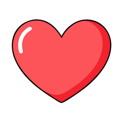 heart valentine s day icon, heart valentine s day vector illustration-simple illustration of heart valentine s day, perfect for heart valentine s day logos and icons