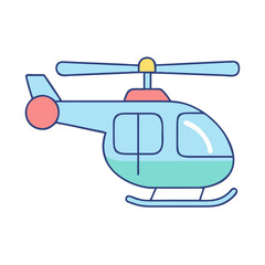 helicopter icon, helicopter vector illustration-simple illustration of helicopter, perfect for helicopter logos and icons