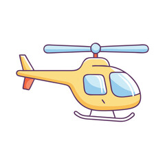 helicopter icon, helicopter vector illustration-simple illustration of helicopter, perfect for helicopter logos and icons © Waliul