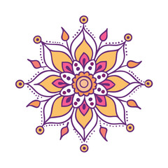 henna pattern icon, henna pattern vector illustration-simple illustration of henna pattern, perfect for henna pattern logos and icons