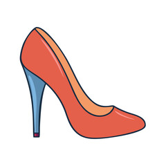 high heels icon, high heels vector illustration-simple illustration of high heels, perfect for high heels logos and icons