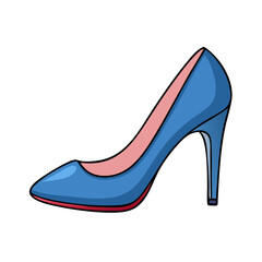 high heel icon, high heel vector illustration-simple illustration of high heel, perfect for high heel logos and icons