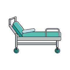 hospital bed icon, hospital bed vector illustration-simple illustration of hospital bed, perfect for hospital bed logos and icons