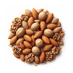 Nutrition food Icons isolated on white background vector illustration