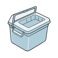 ice chest icon, ice chest vector illustration-simple illustration of ice chest, perfect for ice chest logos and icons