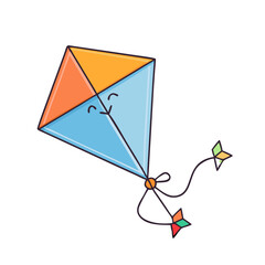 kite icon, kite vector illustration-simple illustration of kite, perfect for kite logos and icons